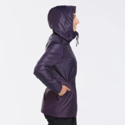 Abrigo De Montaña Y Nieve Impermeable Mujer Quechua SH100 Warm Morado -Senderismo Ropa Tienda abrigo de montaa y nieve impermeable mujer quechua sh100 warm morado 2