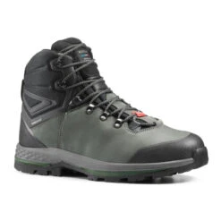 Botas De Montaña Y Trekking Impermeables De Piel Hombre Forclaz Trek 100