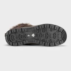 Botas De Nieve Y Apreski Impermeables De Piel Mujer Quechua SH500 X-Warm -Senderismo Ropa Tienda botas de nieve y apreski impermeables de piel mujer quechua sh500 x warm 2