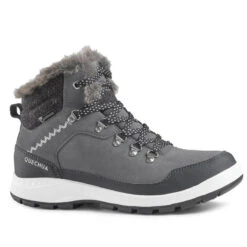 Botas De Nieve Y Apreski Impermeables De Piel Mujer Quechua SH500 X-Warm -Senderismo Ropa Tienda botas de nieve y apreski impermeables de piel mujer quechua sh500 x warm 5