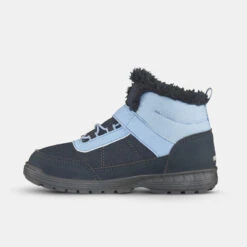 Botas De Nieve Y Apreski Impermeables Niños 24-34 Quechua SH100 Warm Velcro Azul -Senderismo Ropa Tienda botas de nieve y apreski impermeables nios 24 34 quechua sh100 warm velcro azul 2