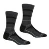 Regatta Calcetines Samaris 3 Season Para Hombre Pack De 2 Negro, Acero Oscuro