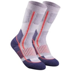 Calcetines Térmicos De Montaña Y Nieve Lana Merino 2 Pares Niños Quechua SH520 -Senderismo Ropa Tienda calcetines termicos de montaa y nieve lana merino 2 pares nios quechua sh520 2