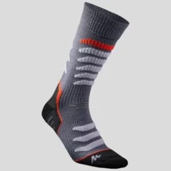 Calcetines Térmicos De Trekking Y Montaña Adulto Quechua SH920 Warm Gris 2 Pares -Senderismo Ropa Tienda calcetines termicos de trekking y montaa adulto quechua sh920 warm gris 2 pares 4