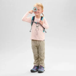 Camiseta De Montaña Trekking Protección Solar Niños 2-6 Años Quechua MH150 Rosa -Senderismo Ropa Tienda camiseta de montaa trekking proteccion solar nios 2 6 aos quechua mh150 rosa 4