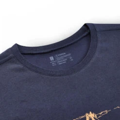 Camiseta De Montaña Y Trekking Manga Corta Hombre Quechua NH500 Azul -Senderismo Ropa Tienda camiseta de montaa y trekking manga corta hombre quechua nh500 azul 3