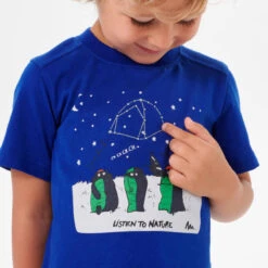 Camiseta De Montaña Y Trekking Manga Corta Niños 2-6 Años Quechua MH100 -Senderismo Ropa Tienda camiseta de montaa y trekking manga corta nios 2 6 aos quechua mh100 3