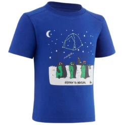 Camiseta De Montaña Y Trekking Manga Corta Niños 2-6 Años Quechua MH100 -Senderismo Ropa Tienda camiseta de montaa y trekking manga corta nios 2 6 aos quechua mh100 4