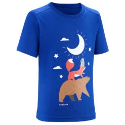 Camiseta De Montaña Y Trekking Manga Corta Niños 2-6 Años Quechua MH100 -Senderismo Ropa Tienda camiseta de montaa y trekking manga corta nios 2 6 aos quechua mh100 5