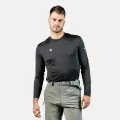 Camiseta Deportiva Técnica De Manga Larga Para Hombre CREUS M LS Izas -Senderismo Ropa Tienda camiseta deportiva tecnica de manga larga para hombre creus m ls izas 2