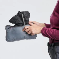 Chaleco Acolchado De Montaña Y Trekking Mujer Forclaz MT100 Negro -Senderismo Ropa Tienda chaleco acolchado de montaa y trekking mujer forclaz mt100 negro 4