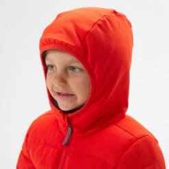 Chaqueta Acolchada De Montaña Y Trekking Niños 2-5 Años Quechua X-Warm Rojo -Senderismo Ropa Tienda chaqueta acolchada de montaa y trekking nios 2 5 aos quechua x warm rojo 3
