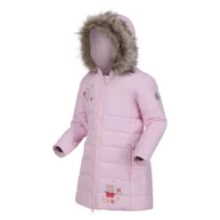 Regatta Chaqueta Acolchada Peppa Pig Niñas Neblina Rosa -Senderismo Ropa Tienda chaqueta acolchada peppa pig nias neblina rosa 2