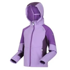 Regatta Chaqueta Eastcott De Softshell Para Niños/Niñas Púrpura Zafiro -Senderismo Ropa Tienda chaqueta eastcott de softshell para niosnias purpura zafiro 3