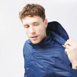 Chaqueta Impermeable De Montaña Y Trekking Hombre Quechua MH100 -Senderismo Ropa Tienda chaqueta impermeable de montaa y trekking hombre quechua mh100 3