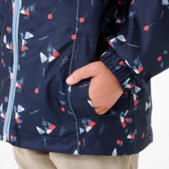Chaqueta Impermeable De Montaña Y Trekking NIños 2-6 Años Quechua MH500 Azul -Senderismo Ropa Tienda chaqueta impermeable de montaa y trekking nios 2 6 aos quechua mh500 azul 4