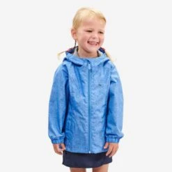 Chaqueta Impermeable De Montaña Y Trekking NIños 2-6 Años Quechua MH500 Azul -Senderismo Ropa Tienda chaqueta impermeable de montaa y trekking nios 2 6 aos quechua mh500 azul 5