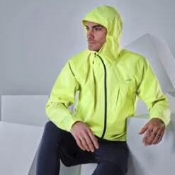 Chaqueta Impermeable De Montaña Y Trekking Ultraligera Hombre Quechua FH500 -Senderismo Ropa Tienda chaqueta impermeable de montaa y trekking ultraligera hombre quechua fh500 4
