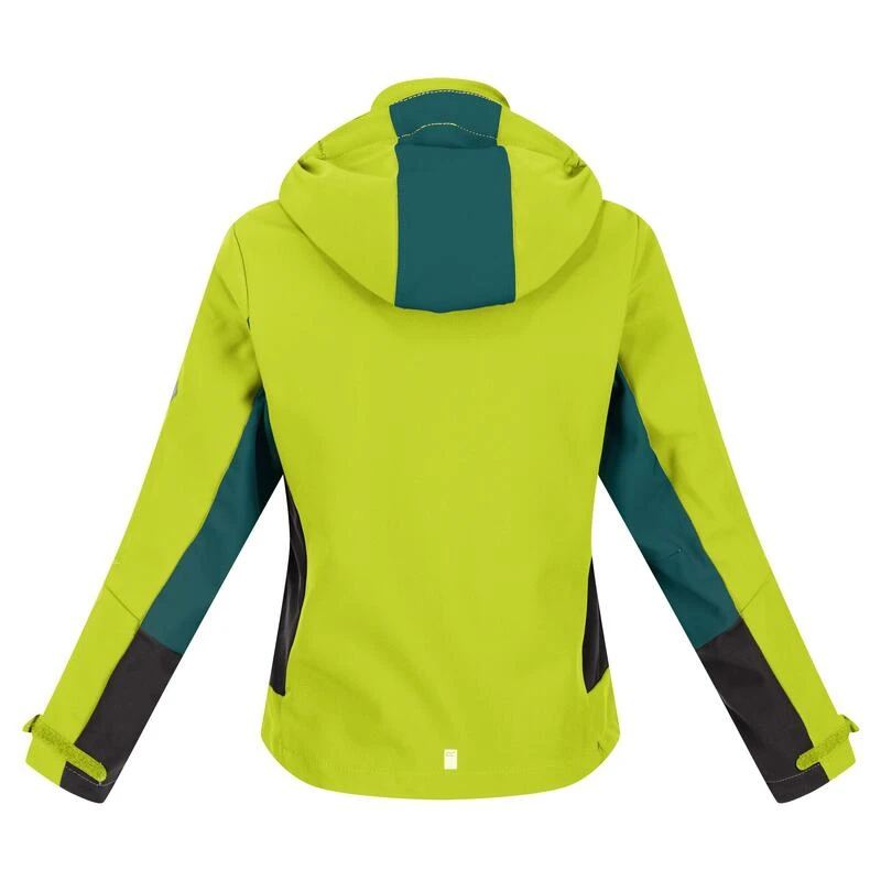 Regatta Chaqueta Softshell Acidity V Para Niños/Niñas Kiwi Llamativo, Verde Pacífico 2 Regatta Chaqueta Softshell Acidity V Para Niños/Niñas Kiwi Llamativo, Verde Pacífico - Imagen 2