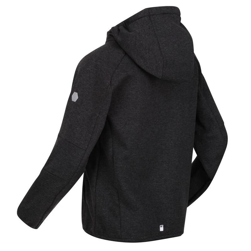 Regatta Chaqueta Softshell Maxwell Jaspeada Para Niños/Niñas Negro 3 Regatta Chaqueta Softshell Maxwell Jaspeada Para Niños/Niñas Negro - Imagen 3