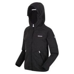 Regatta Chaqueta Softshell Maxwell Jaspeada Para Niños/Niñas Negro 9 Regatta Chaqueta Softshell Maxwell Jaspeada Para Niños/Niñas Negro -Senderismo Ropa Tienda chaqueta softshell maxwell jaspeada para niosnias negro 3