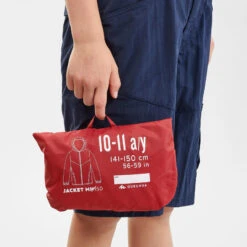 Chubasquero De Montaña Y Trekking Niños 7-15 Años Quechua MH150 -Senderismo Ropa Tienda chubasquero de montaa y trekking nios 7 15 aos quechua mh150 4