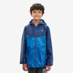 Chubasquero De Montaña Y Trekking Niños 7-15 Años Quechua MH150 -Senderismo Ropa Tienda chubasquero de montaa y trekking nios 7 15 aos quechua mh150 5