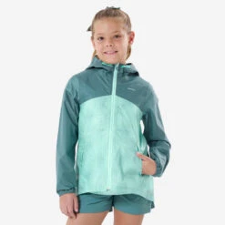 Chubasquero Montaña Y Trekking Niños 7-15 Años Quechua MH150 -Senderismo Ropa Tienda chubasquero montaa y trekking nios 7 15 aos quechua mh150 5