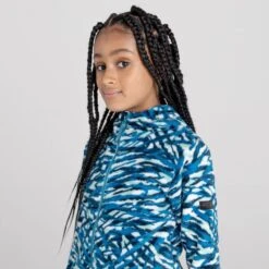 Dare 2b Forro Polar Gambol Estampado De Cebra Para Niños/Niñas Azul Metilo Oscuro -Senderismo Ropa Tienda forro polar gambol estampado de cebra para niosnias azul metilo oscuro 3