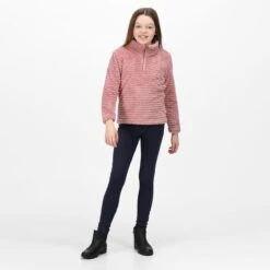 Regatta Forro Polar Kamailie Para Niños/Niñas Rosa Polvo -Senderismo Ropa Tienda forro polar kamailie para niosnias rosa polvo 2