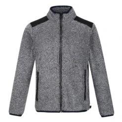 Regatta Forro Polar Mykelti Para Niños/Niñas Caqui Oscuro -Senderismo Ropa Tienda forro polar mykelti para niosnias rinoceronte jaspeado negro