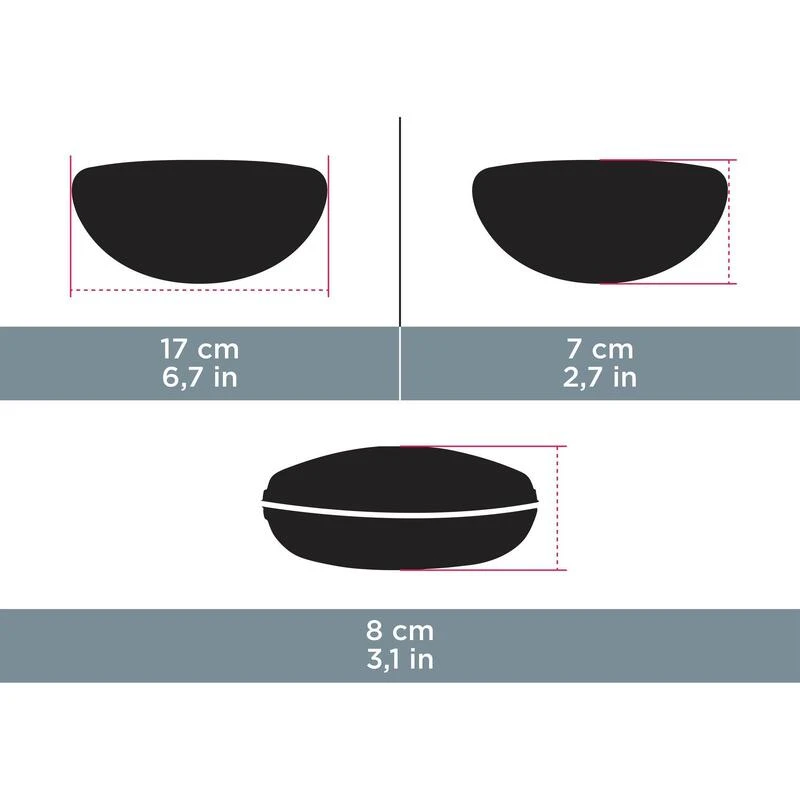 Funda Gafas Rígida Quechua Case 560 Negro 5 Funda Gafas Rígida Quechua Case 560 Negro - Imagen 5