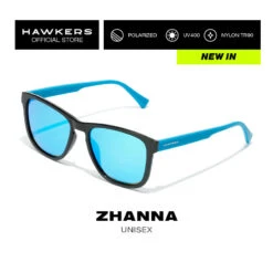 HAWKERS Gafas De Sol Para Hombre Y Mujer BLACK DARK POLARIZED - ZHANNA -Senderismo Ropa Tienda gafas de sol para hombre y mujer black clear blue polarized zhanna