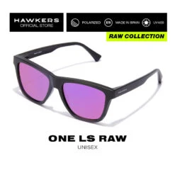 HAWKERS Gafas De Sol Para Hombre Y Mujer BLACK DAYLIGHT - ONE LS RAW -Senderismo Ropa Tienda gafas de sol para hombre y mujer black slate one ls raw