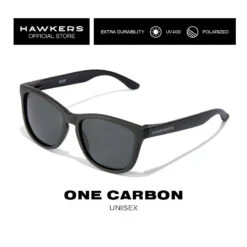 HAWKERS Gafas De Sol Para Hombres Y Mujeres ONE CARBON Spotted Blue Chrome -Senderismo Ropa Tienda gafas de sol para hombres y mujeres polarized one carbon dark