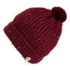 Regatta Gorro Beanie Heddie Lux Punto Para Niños/Niñas Lila Escarcha -Senderismo Ropa Tienda gorro beanie heddie lux punto para niosnias frambuesa radiante