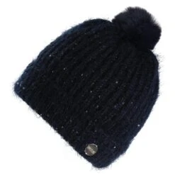 Regatta Gorro Beanie Heddie Lux Punto Para Niños/Niñas Lila Escarcha -Senderismo Ropa Tienda gorro beanie heddie lux punto para niosnias marino
