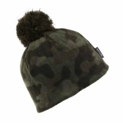 Regatta Gorro De Punto Infantil Modelo Fallon Negro Camuflaje -Senderismo Ropa Tienda gorro de punto infantil modelo fallon caqui camuflaje