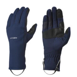 Guantes De Montaña Y Trekking Táctiles Adulto Forclaz MT500 Gris -Senderismo Ropa Tienda guantes de montaa y trekking tactiles adulto forclaz mt500 azul