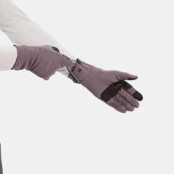 Guantes De Montaña Y Trekking Táctiles Adulto Forclaz MT500 Gris -Senderismo Ropa Tienda guantes de montaa y trekking tactiles adulto forclaz mt500 gris 2