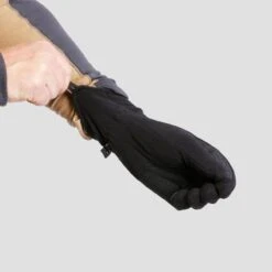 Guantes Térmicos De Montaña Y Trekking Polar Adulto Forclaz MT100 Negro -Senderismo Ropa Tienda guantes termicos de montaa y trekking polar adulto forclaz mt100 negro 4