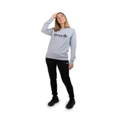 Izas Sudadera Algodón Básica Para Mujer RODHES W -Senderismo Ropa Tienda izas sudadera algodon basica para mujer rodhes w 2