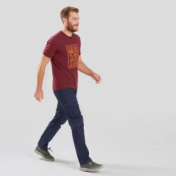 Pantalón De Montaña Y Trekking Hombre Quechua NH100 Azul -Senderismo Ropa Tienda pantalon de montaa y trekking hombre quechua nh100 azul 2