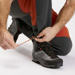 Pantalón De Montaña Y Trekking Resistente Hombre MT500 Naranja -Senderismo Ropa Tienda pantalon de montaa y trekking resistente hombre mt500 naranja 4