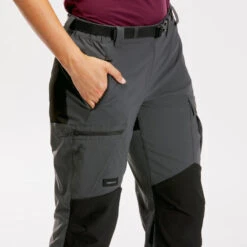 Pantalón De Montaña Y Trekking Resistente Mujer Forclaz MT500 -Senderismo Ropa Tienda pantalon de montaa y trekking resistente mujer forclaz mt500 4