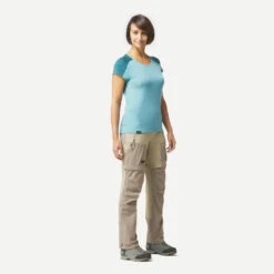 Pantalón Desmontable De Montaña Y Trekking Mujer Forclaz MT500 -Senderismo Ropa Tienda pantalon desmontable de montaa y trekking mujer forclaz mt50