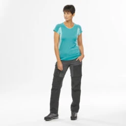 Pantalón Desmontable De Montaña Y Trekking Mujer Forclaz MT500 -Senderismo Ropa Tienda pantalon desmontable de montaa y trekking mujer forclaz mt500 3