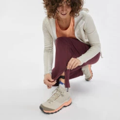 Pantalón Desmontable Montaña Y Trekking Mujer Quechua MH550 Granate -Senderismo Ropa Tienda pantalon desmontable montaa y trekking mujer quechua mh550 granate 3