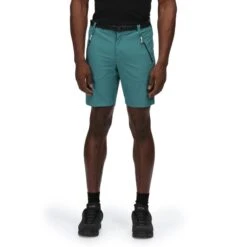Regatta Pantalones Cortos Xert III Para Hombre Verde Pacífico -Senderismo Ropa Tienda pantalones cortos xert iii para hombre verde pacifico 3