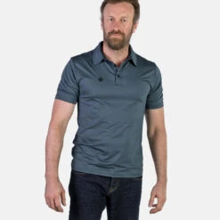 Polo De Manga Corta Con Diseño Deportivo Para Hombre CALEB Izas -Senderismo Ropa Tienda polo de manga corta con diseo deportivo para hombre caleb izas 2